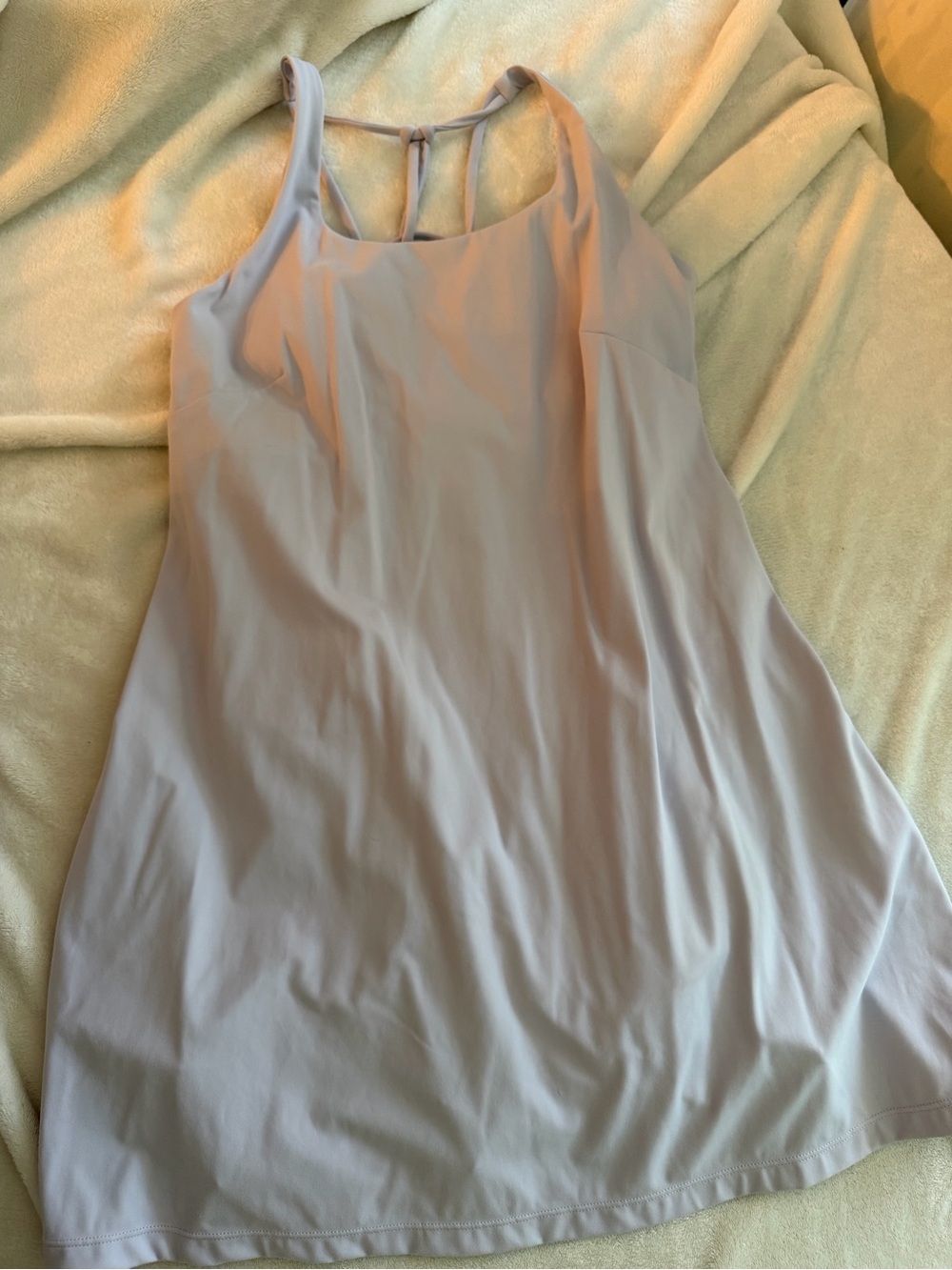 Avia Lavender Scoop-Neck Tank Dress